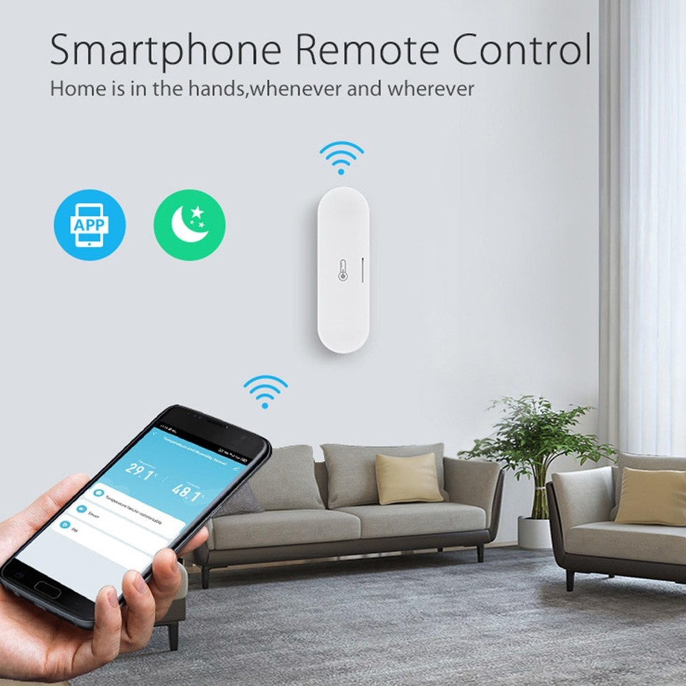 Fockety for Tuya Zigbee Temperature Humidity Sensor, Smart Wireless...