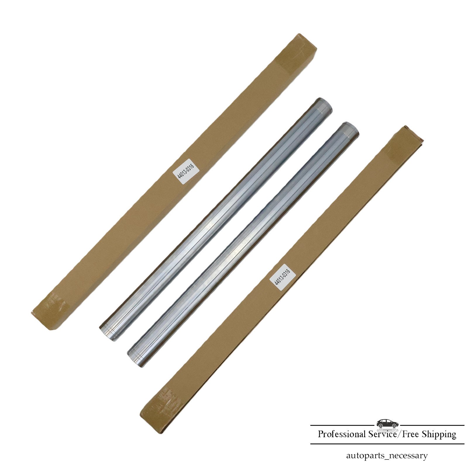 2x Front Shock Inner Fork Tubes For Kawasaki EX650 Ninja 650 2017-2023 41x585mm