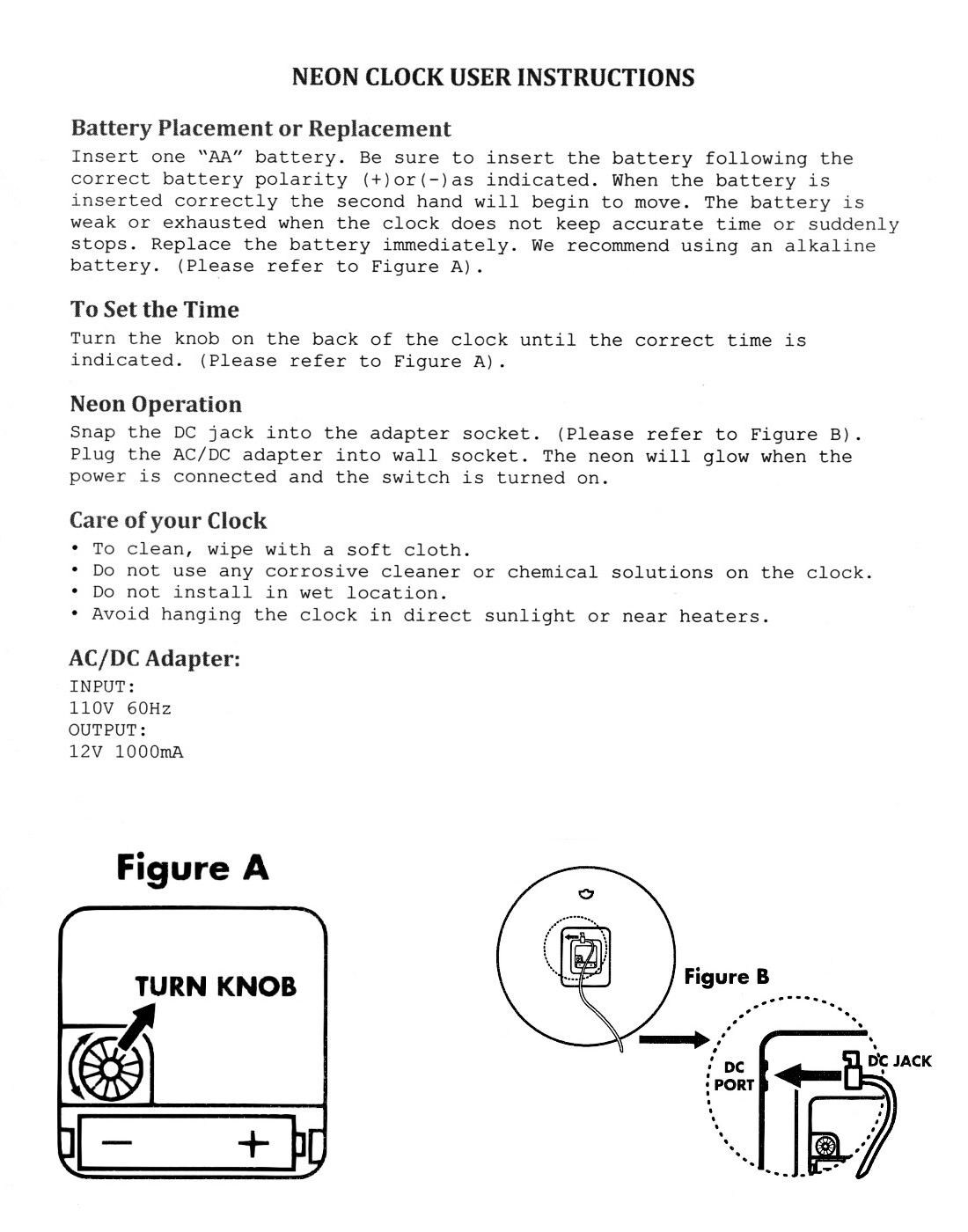 15" Waffle House Good Food Fast Double Neon Clock Home Diner Decor (Yellow)