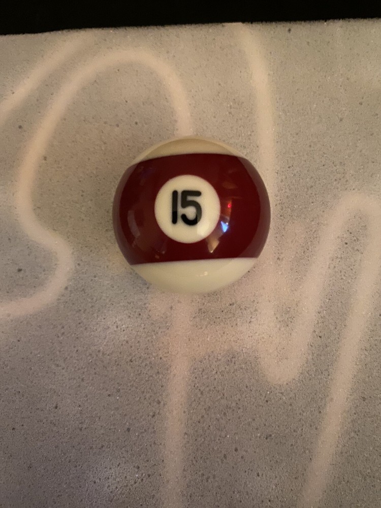 Replacement Number 15 billard Pool Ball, new without box