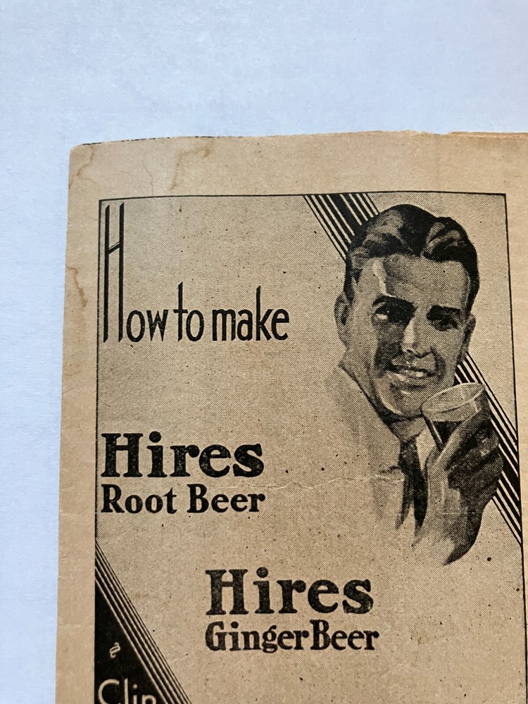 Vintage How To Make Hires Root Beer Advertisement