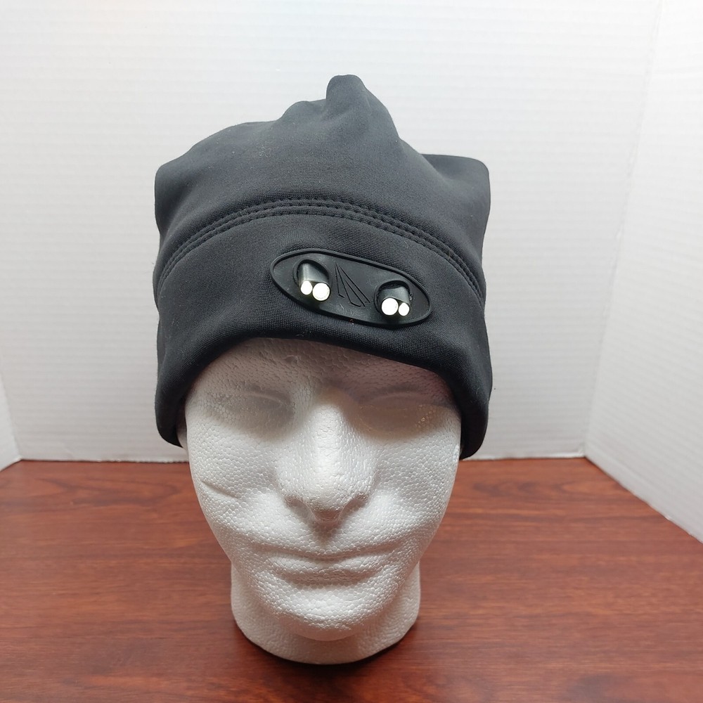 PowerCap Lighted Headlight Beanie Hat Cap Headlamp Beanie