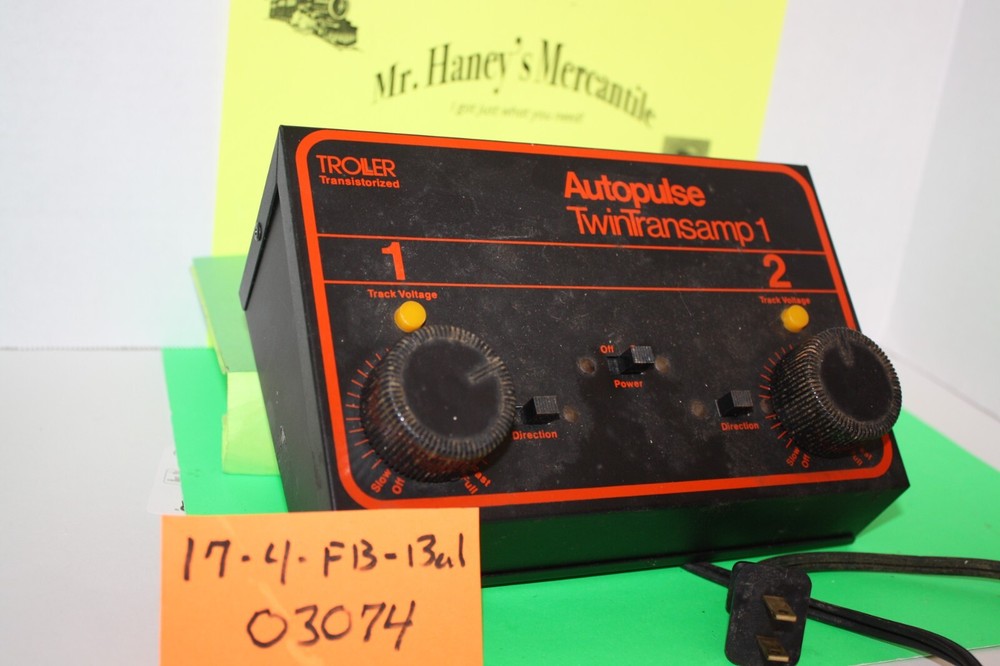 Troller Transistorized Autopulse Twin Transamp- tested -works