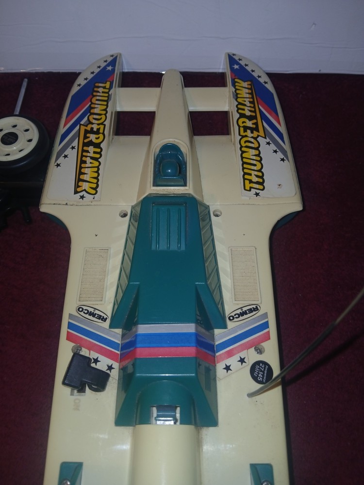 1987 Remco Thunder Hawk Remote Control Boat