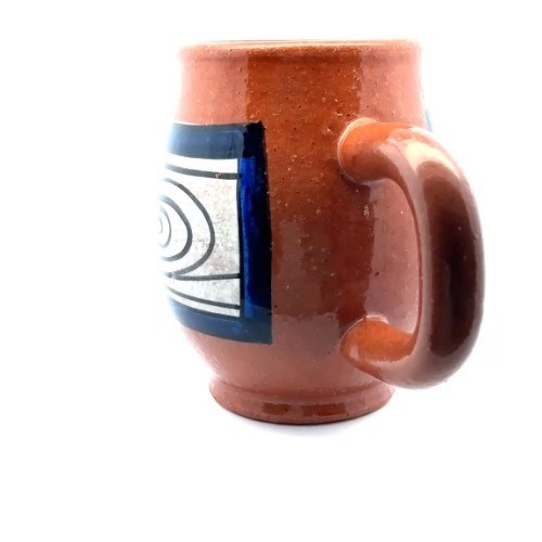 Panama Coffee Cup Pottery Hand-Painted