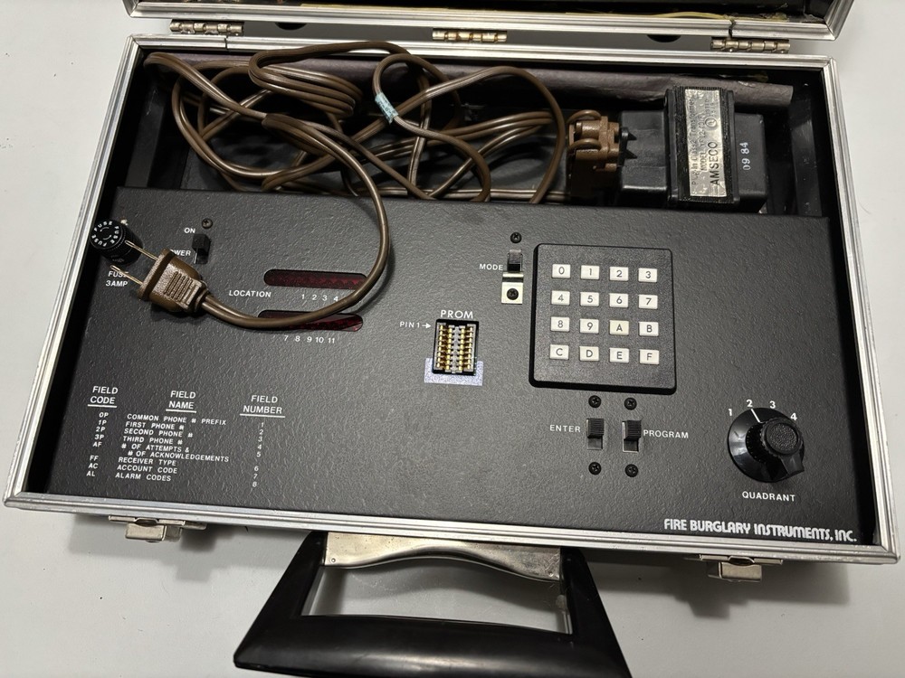 Fire Burglary Instruments 110 Security System Programmer || Untested - FOR PARTS