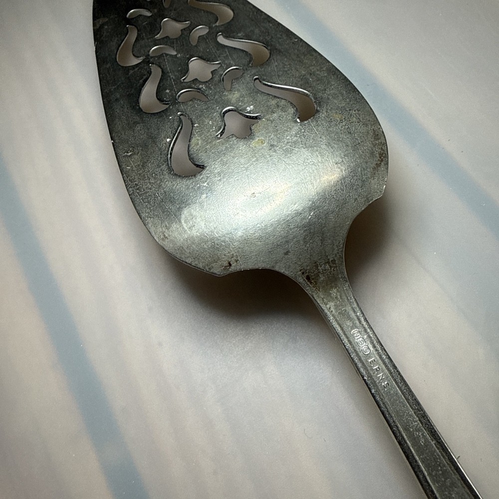 Elegant Silver Cake Server