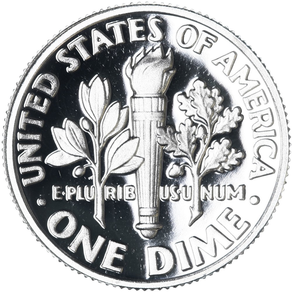 1999 S Roosevelt Dime Gem DCam Proof CN-Clad