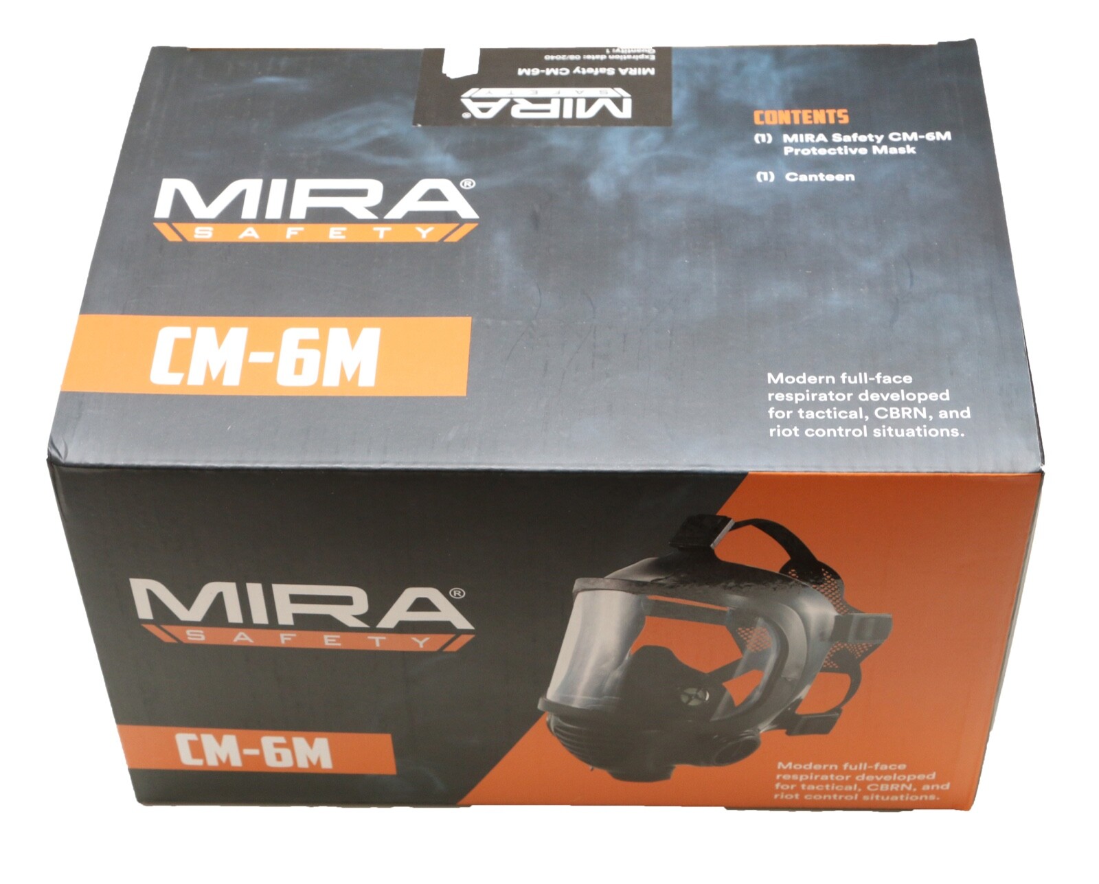 MIRA Safety CM-6M Tactical Gas Mask - CBRN Defense - W/ Drinking System - NEW
