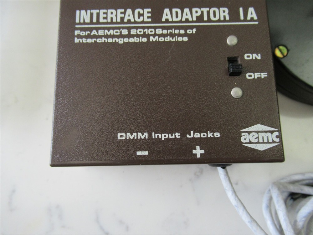 AEMC CL2010F Lightmeter Module InterFace Adaptor Sound Level Meter 1A CS2010