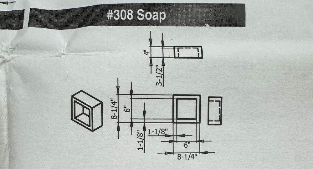 Noble Niche Soap Dish #308