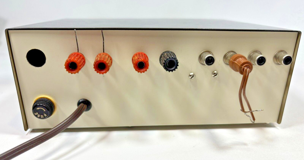 Vintage Amplifier ??? w Mouser Transformer 6 Knobs & 3 Toggle Switches Pristine