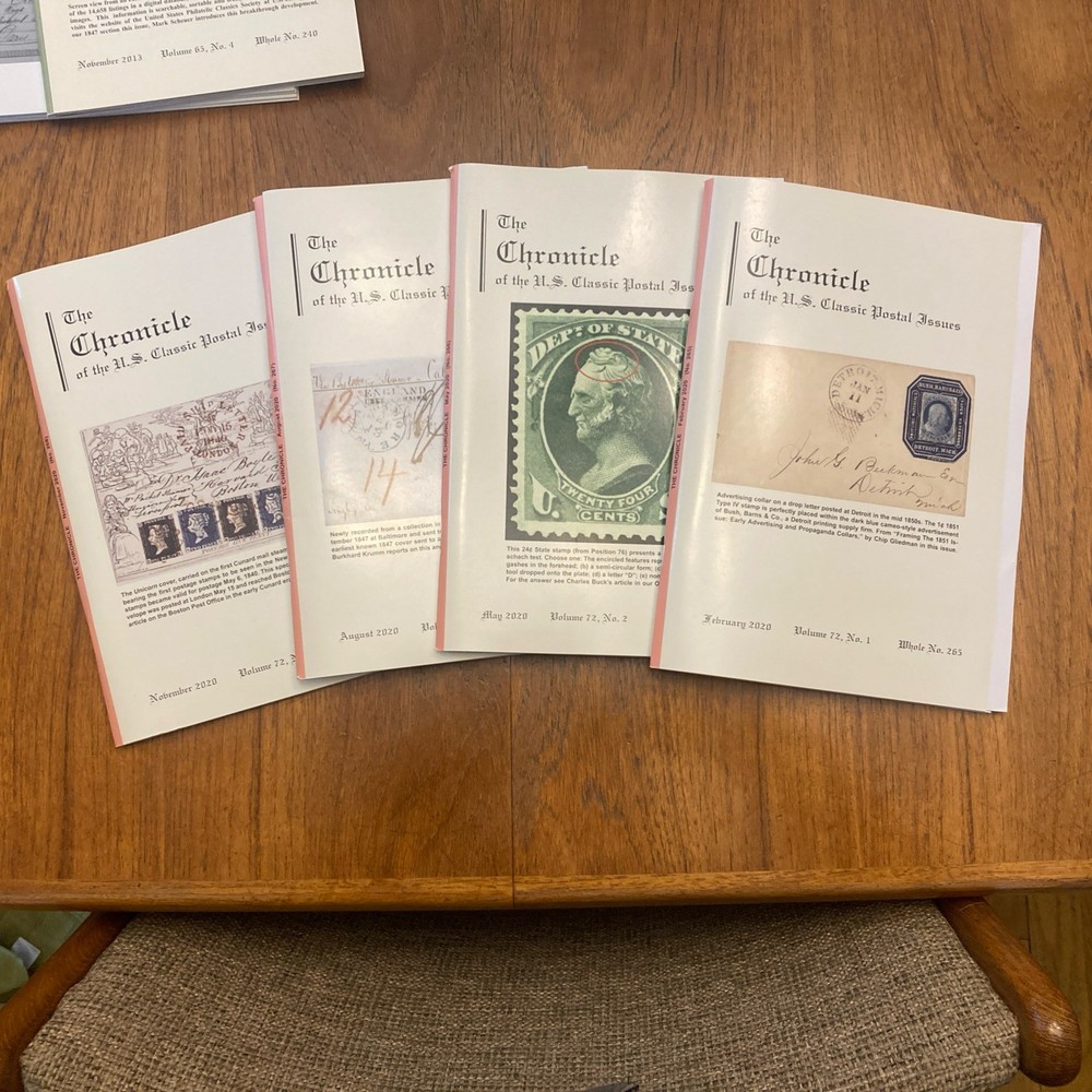 The Chronicle of US Classic Postal Issues 2020 Full year