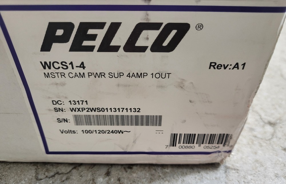 Pelco WCS1-4 Camera Power Supply