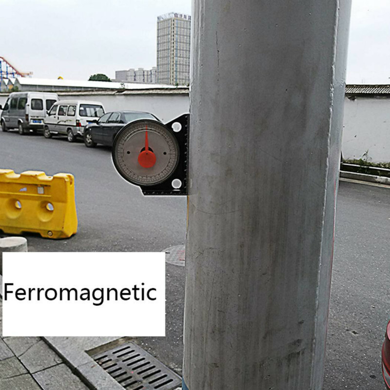 Slope Inclinometer Level Angle Finder Measuring Gauging Tools Magnetic Base