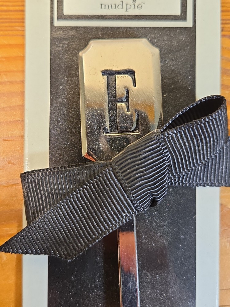 Metal Cheese Spreader, Initial E (NWT)