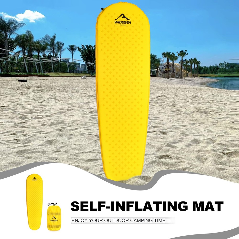 Camping Inflatable Sleeping Pad Sleeping Pad for Camping Ultralight Backpacki...