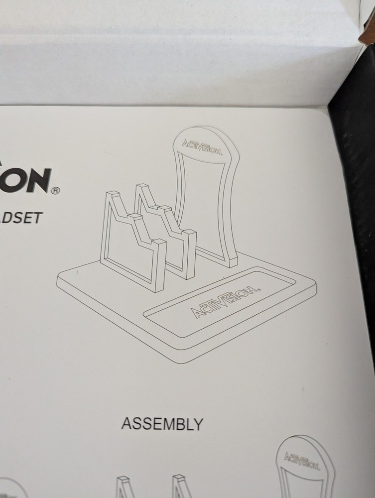 Activision Wooden External Stand for Controller and Headset New Open Box