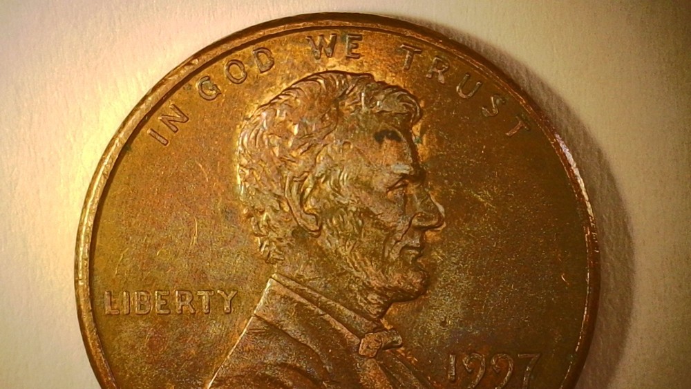 1997 "P" Lincoln Cent "Double Ear" FS -101 Error Rare