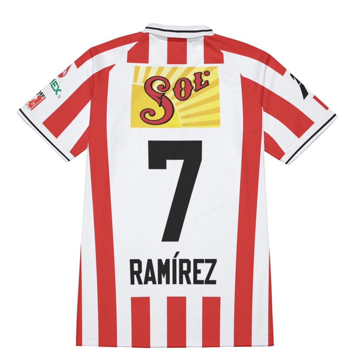 Chivas - soccer jersey playera Replica shirt, 1996 1997 home futbol Ramirez 7