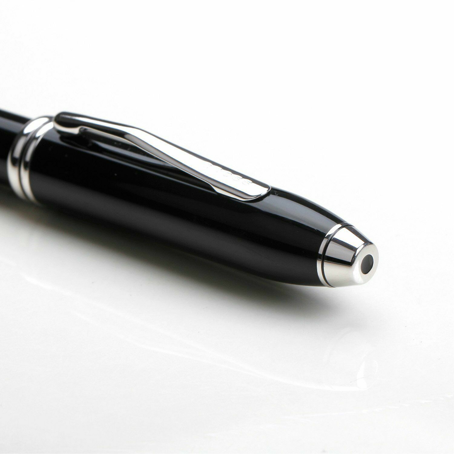 CROSS TOWNSEND BLACK BALL PEN WITH RHODIUM-PLATED APPOINTMENTS (AT0042-4)
