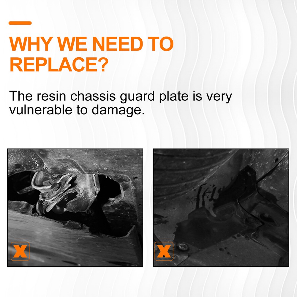 Front Skid Plate For 2017 2018-2024 Tesla Model 3 & Y Under Engine Guard Cover