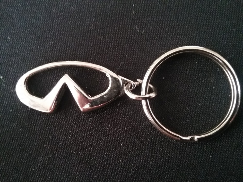 Authentic Automobile Infiniti logo keychain