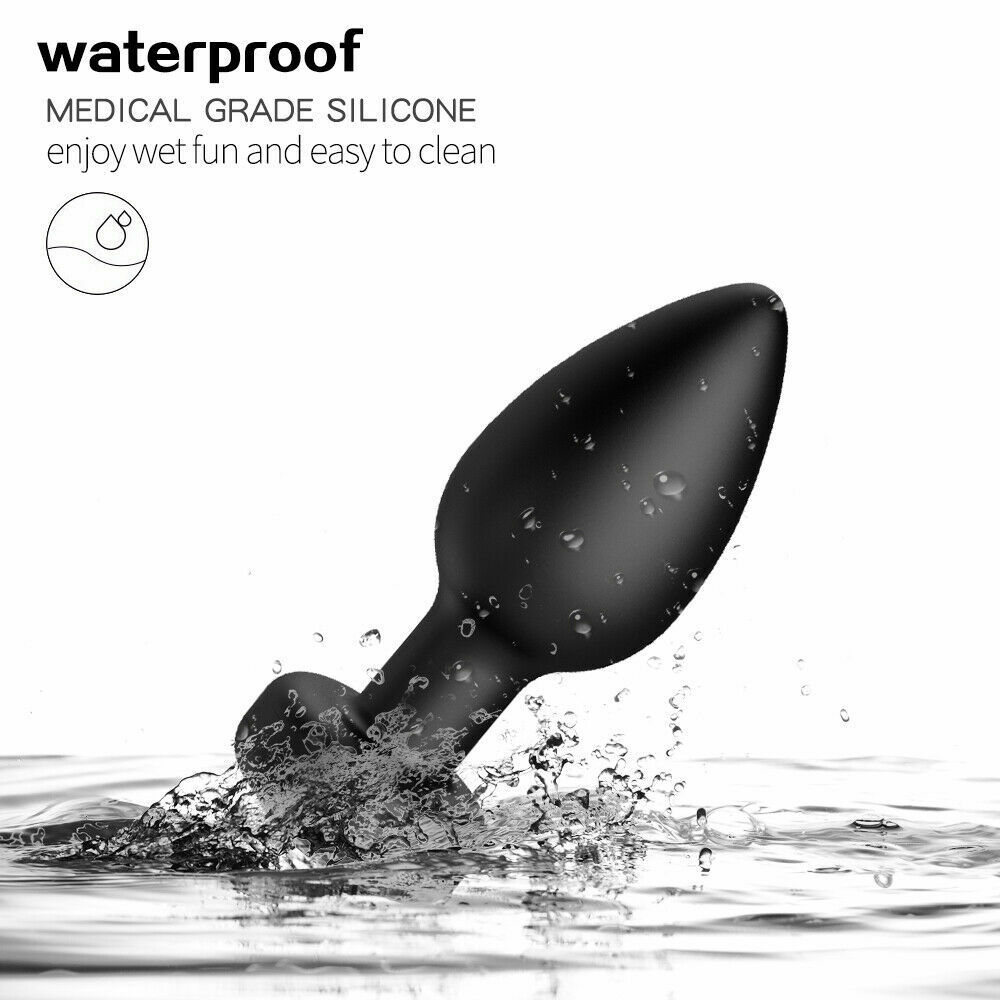 Male Vibrating Butt Plug Anal Dildo Prostate Massager Vibrator Sex Toy Men Women