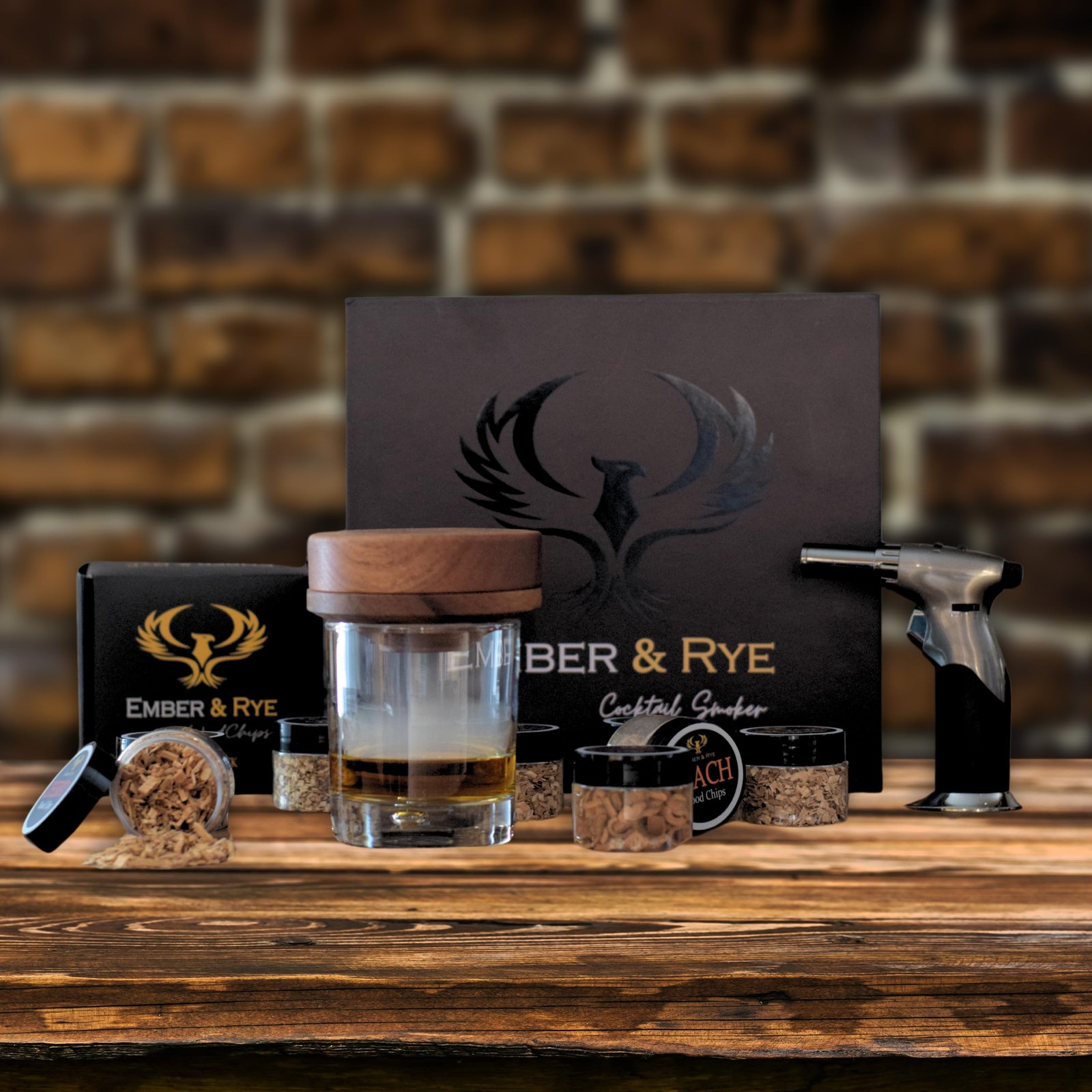 Wood Chips for Cocktail Smoker Variety Pack - 8 Flavors of Cocktail Smoker Wo...