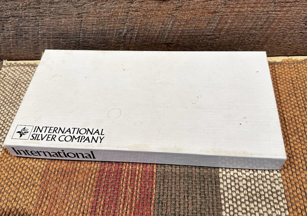 Vintage International Silver Co. 2 Piece Silverplate Cranberry Set W/ Box