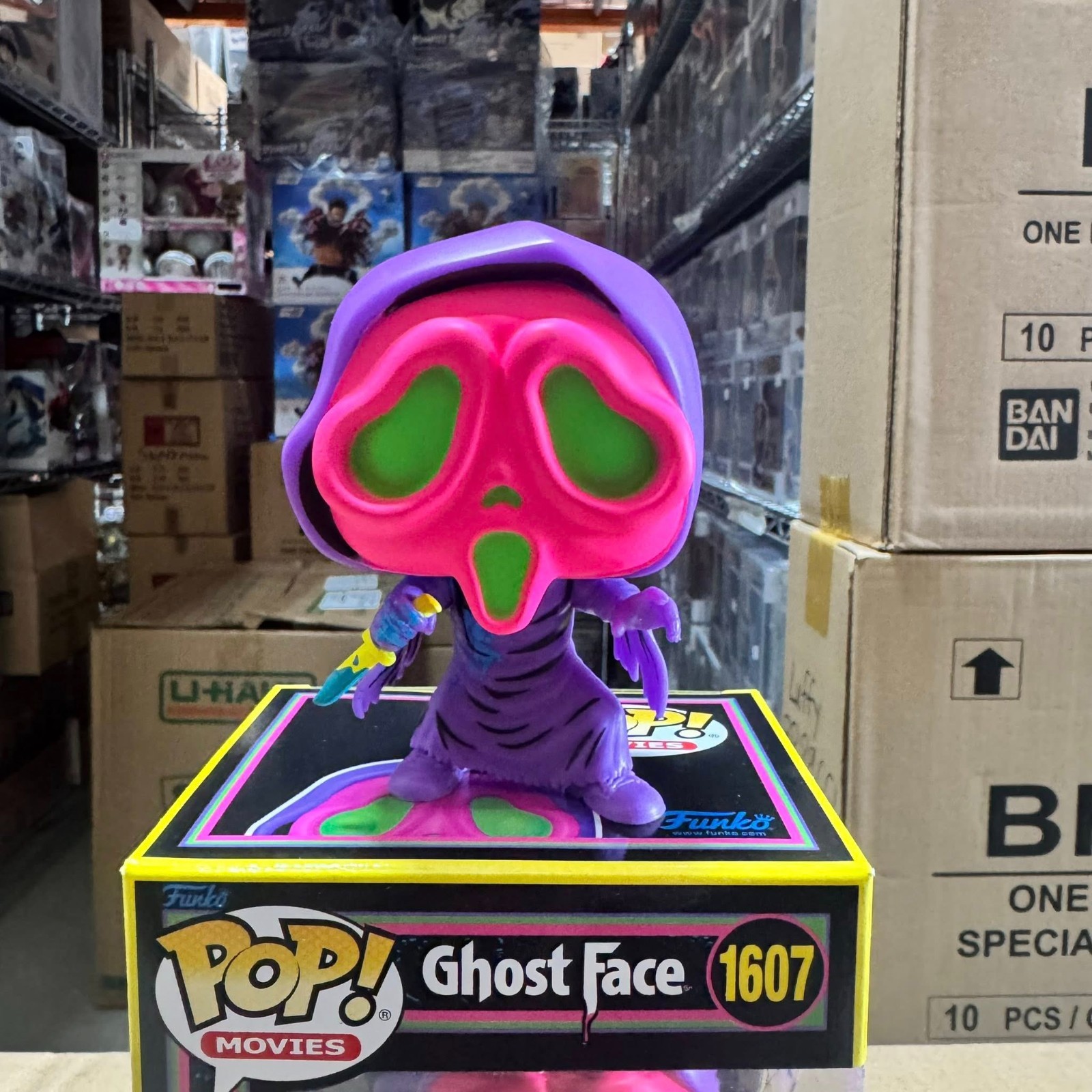 Funko Pop! Scream Ghost Face Black Light Vinyl Figure #1607 - EE exclusive