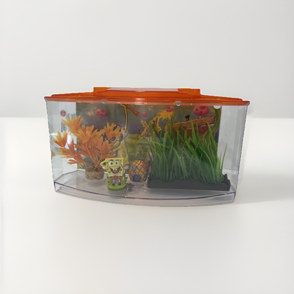 SPONGEBOB BETTA TANK KIT WITH ADDITIONAL ACCESSORIES