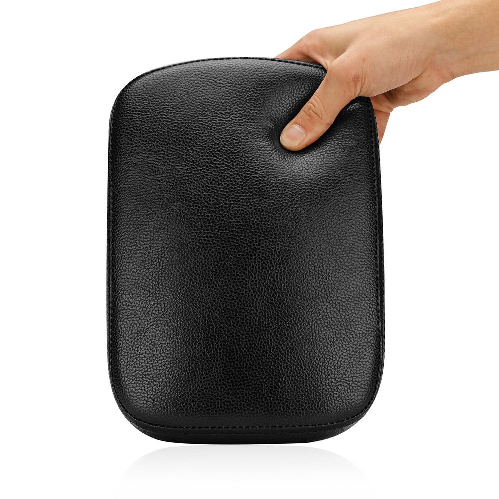 Motorcycle Rectangular Pillion Passenger Pad Seat 8 Suction Cup Pad For Harley