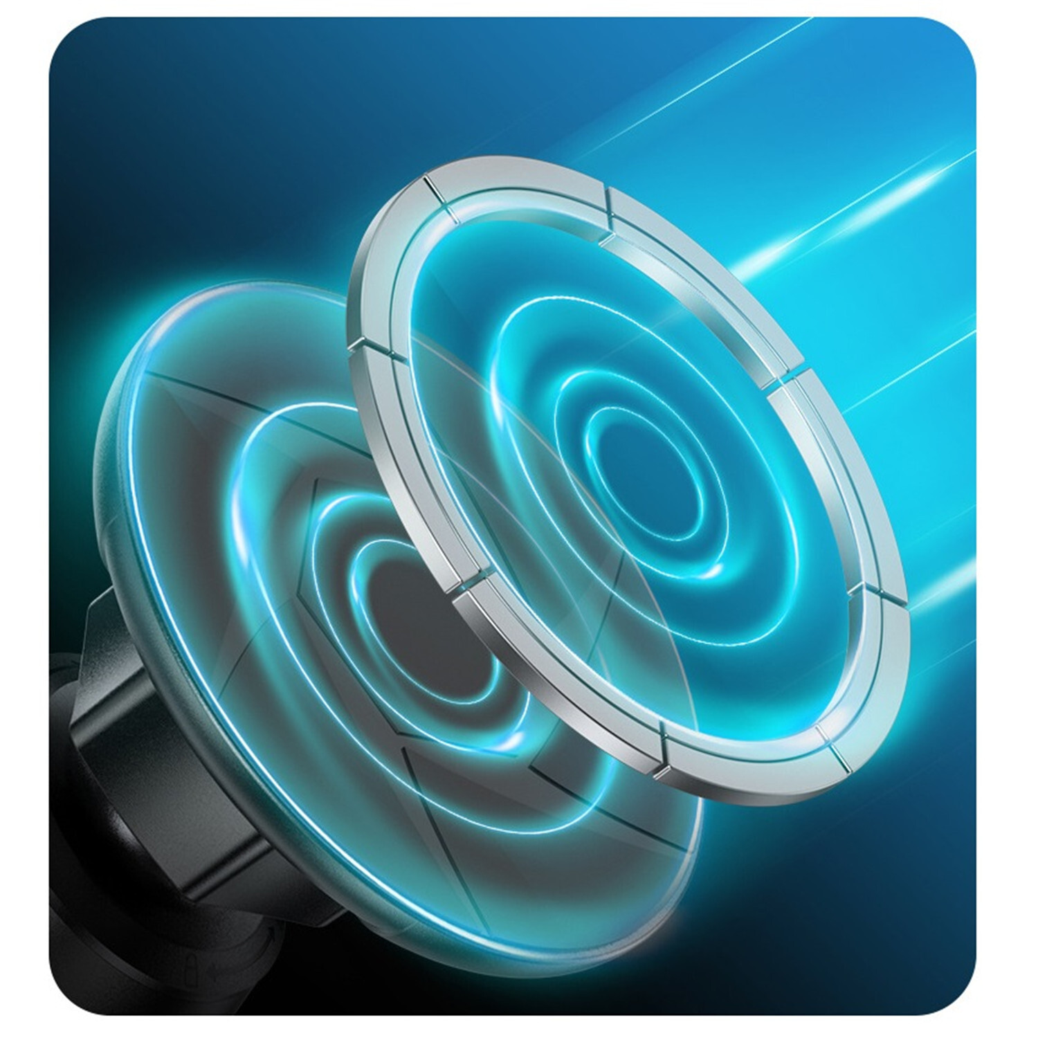 360° Rotation Strong Magnetic Mag Safe Air Vent Car Mount Dashboard Phone Holder