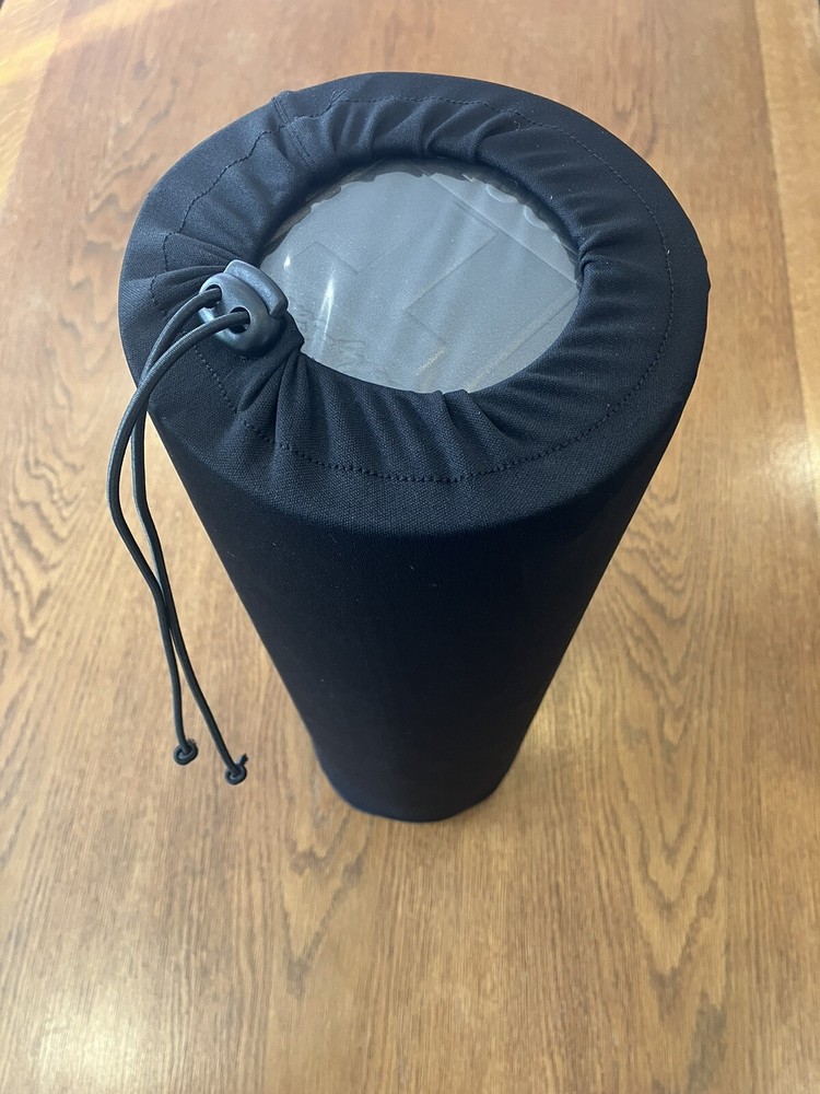 18” Foam Roller Cover, Machine Washable Fabric With Locking Drawstring.