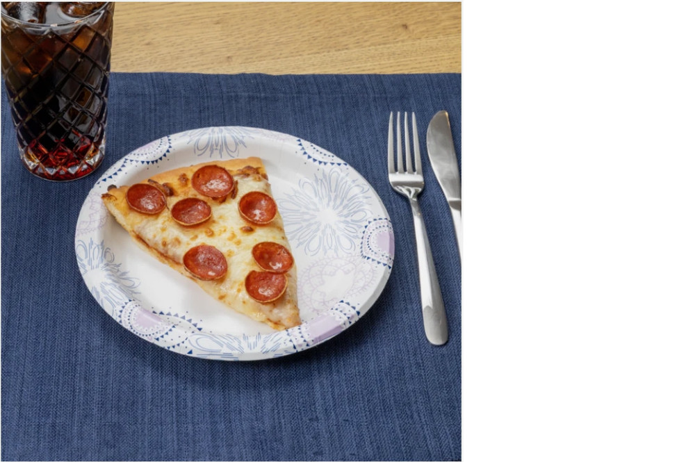 Great Value Disposable Paper Plates, 8.5", 200 Count