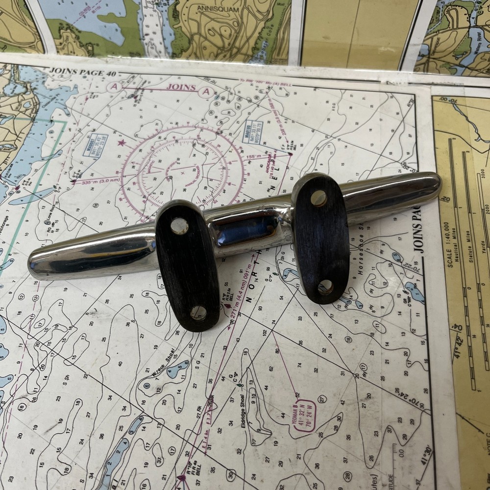 Stainless Steel Deck Cleat 8" Length