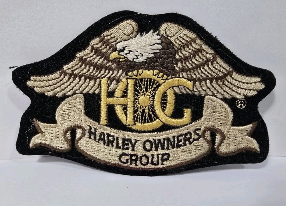 Harley Davidson Owners Group HOG Motorcycle Eagle Patch 4.75"