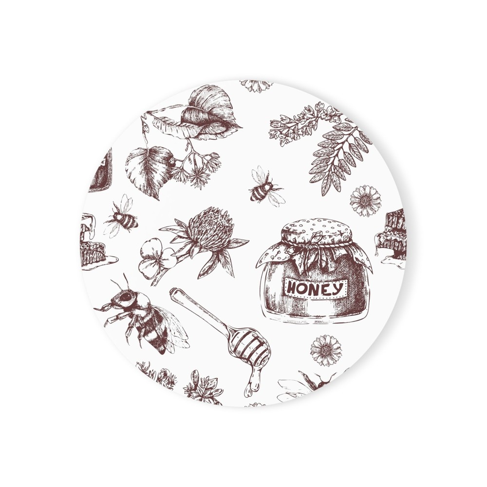 Honey Cork Back Coaster