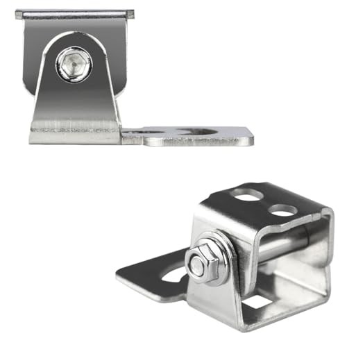 2 Pack Motorcycle Driving Light Mount Bracket Adjustable Stand Holder Plates