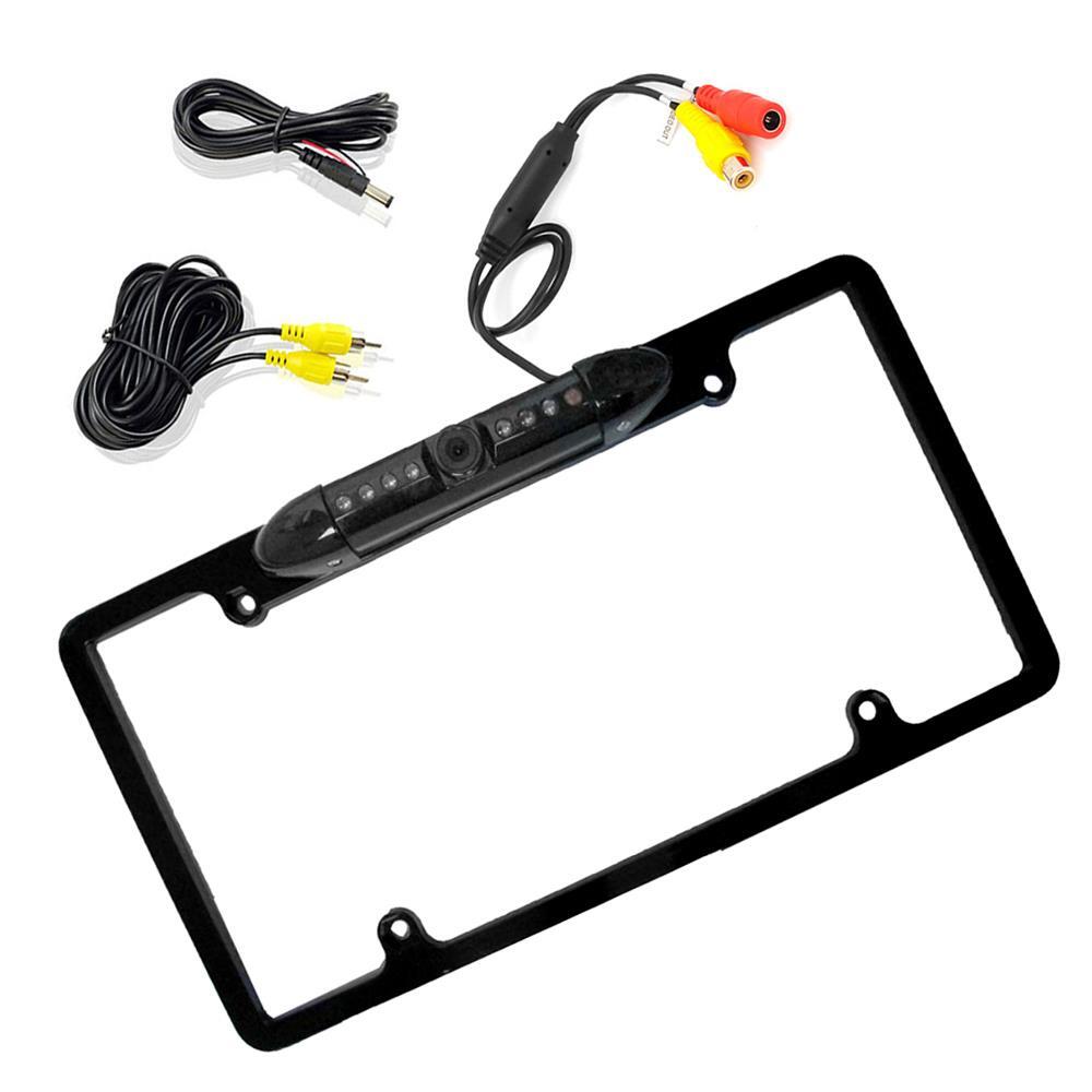 Enrock EAB256B License Plate Frame Rearview Camera (Parking Assist Function)