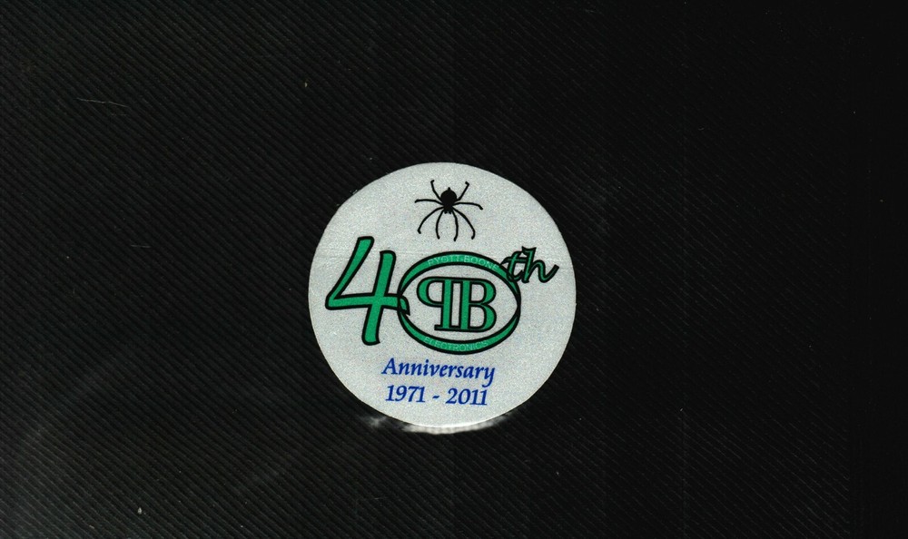 NICE PYOTT-BOONE 40TH ANNIVERSARY SPIDER COAL MINING STICKER # 666