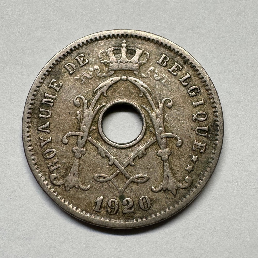 1920 Belgium 5 Centimes - Beautiful Coin - #B-084
