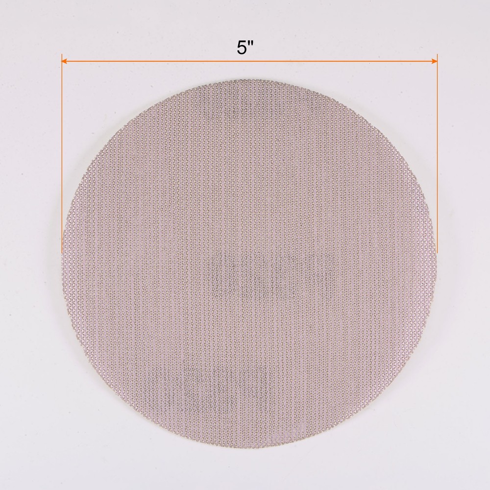 35pcs 320 Grits Mesh Sanding Discs 5 Inch Hook and Loop Sanding Net
