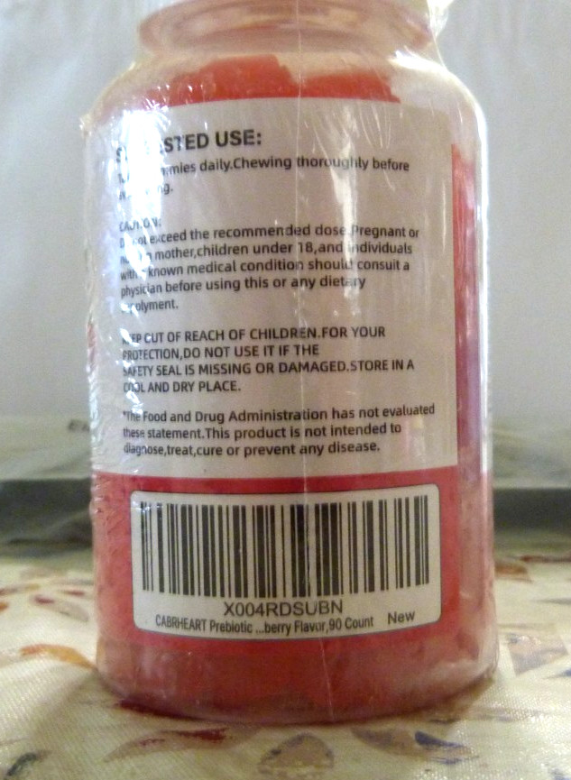 cabrheart prebiotic & probiotic gummies