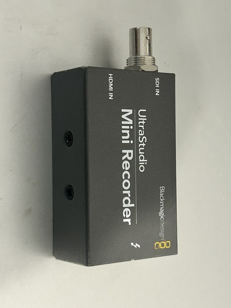 Blackmagic Design UltraStudio Mini Recorder Streaming Device Thunderbolt