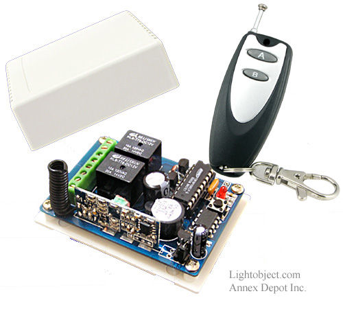 2CH RF Wireless Remote Control Momentary/Toggle/Latch C