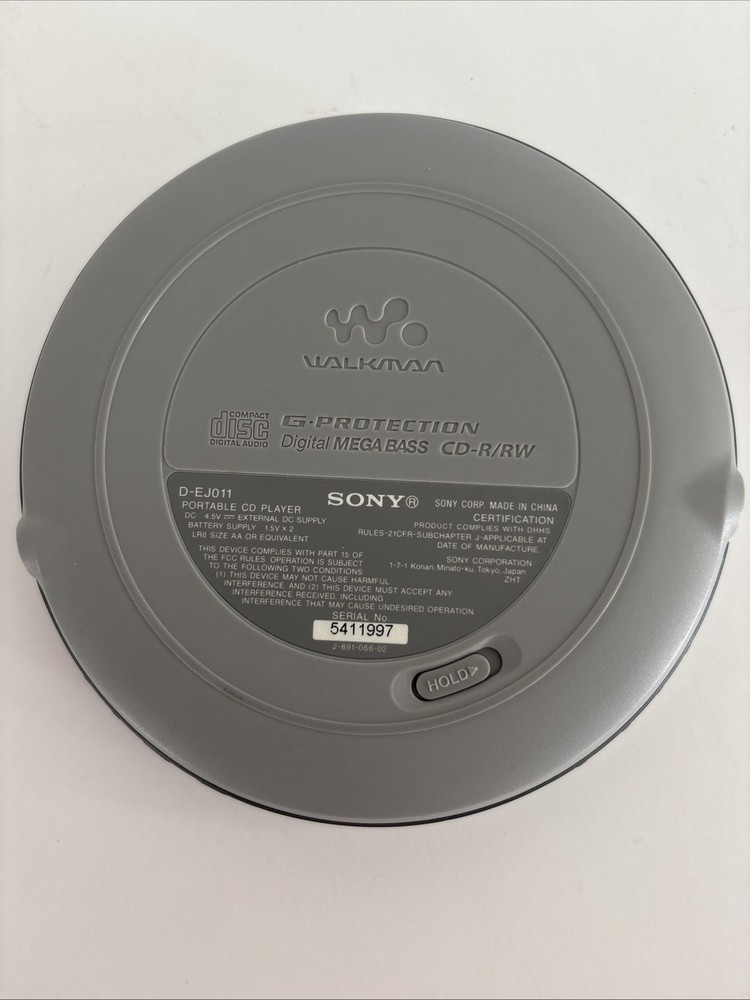 Sony CD Walkman Portable Digital Mega Bass Compact CD Player (D-EJ011)