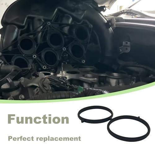 3PCS Intake Plenum Gaskets, Intake Manifold Plenum Gasket Set Compatible with