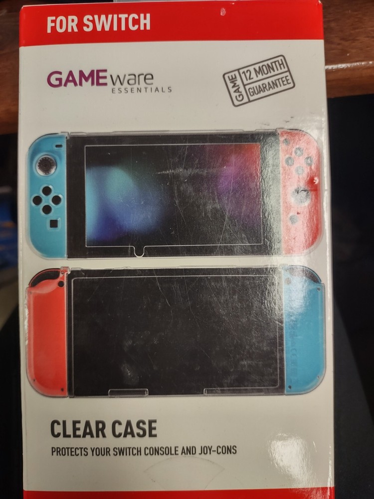Gameware Essentials Clear Case for Switch, OBN